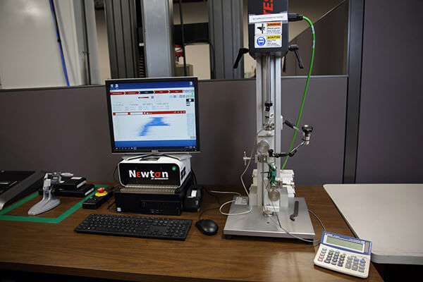 ISO certified material testing